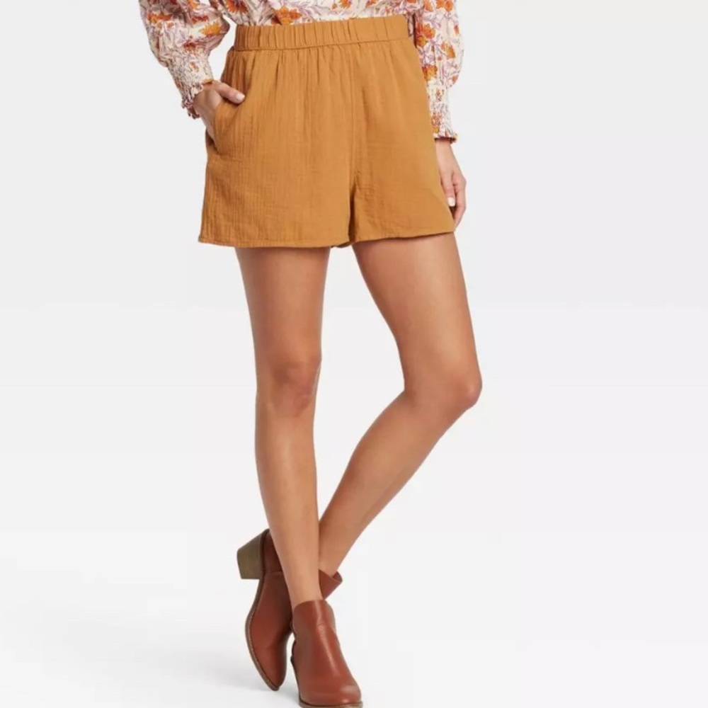 Universal Thread | Mustard High-Waisted Shorts